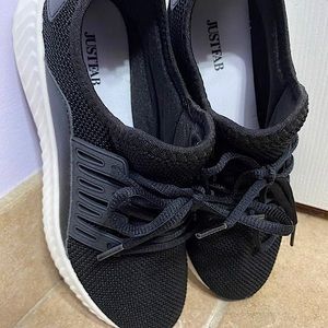 Black sneakers